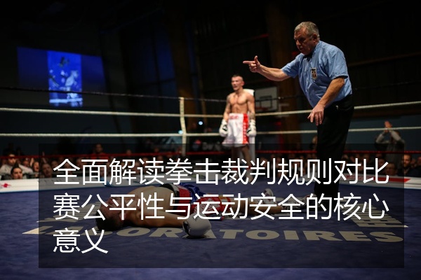 全面解读拳击裁判规则对比赛公平性与运动安全的核心意义